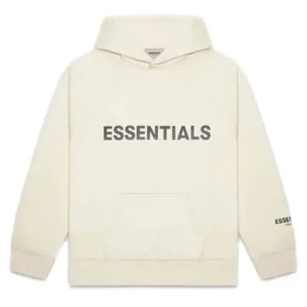 Applique Logo Buttercream Essentials Hoodie