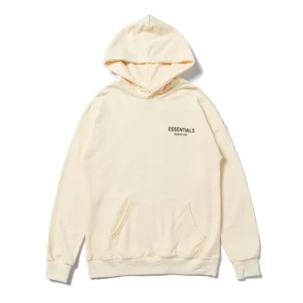 Beige Essentials Star Hoodies