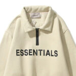 ESSENTIALS Half Zipper CARL’s Coffee Hoodies