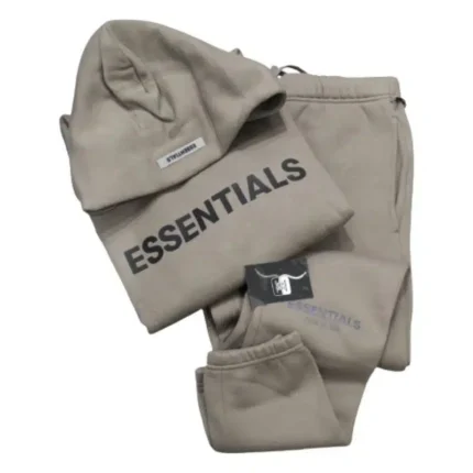 Essential Tracksuit Brown Hooded Sweatshirt